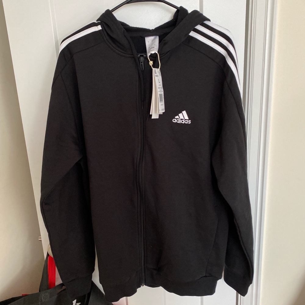 Zip up adidas hoodie
